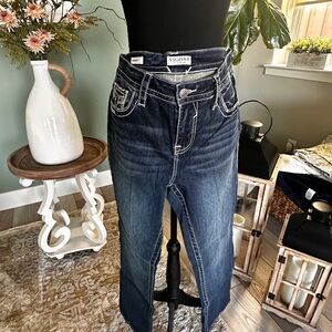 Vigoss Women's Dark Blue Boot Cut Jeans